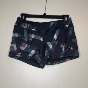FLEO Geometric Print Athletic Shorts Size M